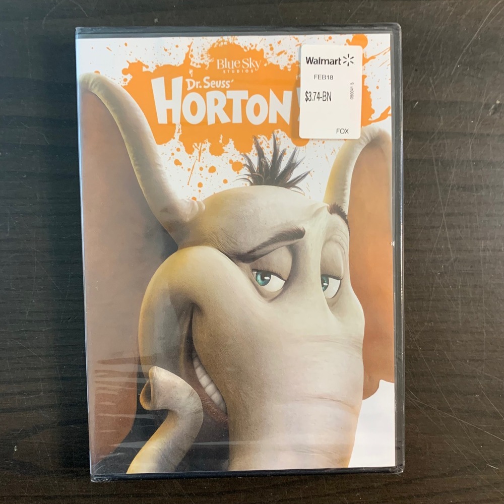 Dr. Seuss Horton Hears a Who! DVD 2008 Blue Sky Studios Jim Carrey Steve Carell‎